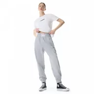 Spodnie sportowe damskie - Damskie spodnie dresowe Prosto Sweatpants Dixie - szare - PROSTO - miniaturka - grafika 1