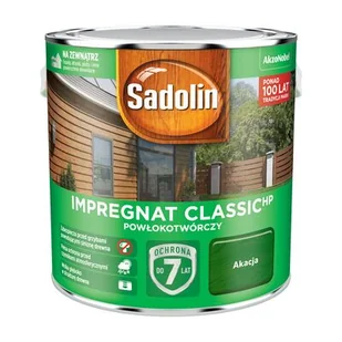 Impregnat Powłokotwórczy ClassicHP Akacja 2,5 l Sadolin - Farby i impregnaty do drewna - miniaturka - grafika 1