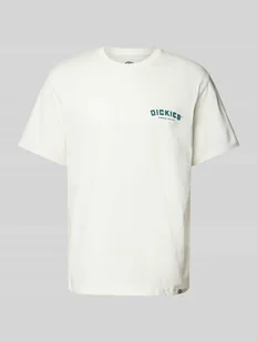 T-shirt z nadrukiem z logo - Koszulki męskie - miniaturka - grafika 1