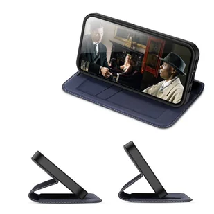 Dux Ducis Skin X2 etui do iPhone 14 Pro pokrowiec z magnetyczną klapką niebieski - Etui i futerały do telefonów - miniaturka - grafika 12