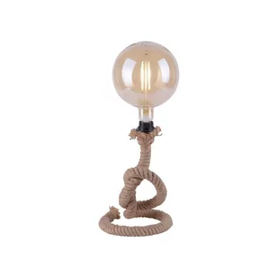 Marynistyczna Lampa stołowa Rope lina do gabinetu beżowa - Lampy stojące - miniaturka - grafika 1