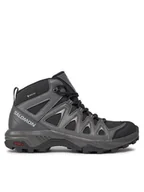 Buty trekkingowe damskie - Salomon Trekkingi X Braze Mid GORE-TEX L47181200 Czarny - miniaturka - grafika 1