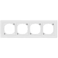Wyłączniki światła i elektryczne - Ramka poczwórna Biały FLAVIA ELEKTRO-PLAST - miniaturka - grafika 1