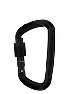 Sprzęt wspinaczkowy - Karabinek zakręcany Climbing Technology D-Shape SG - black - miniaturka - grafika 1