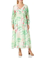 Sukienki - s.Oliver BLACK LABEL Damska sukienka maxi, biała, 42, biały, 42 - miniaturka - grafika 1