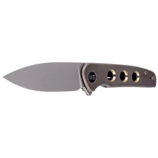 Nóż składany WE Knife Shakan LE No 172/210 Bronze Titanium, Gray Stonewashed CPM 20CV (WE20052B-2) - Noże - miniaturka - grafika 2