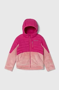 Kurtki i płaszcze dla dziewczynek - Columbia kurtka dziecięca kolor różowy - grafika 1