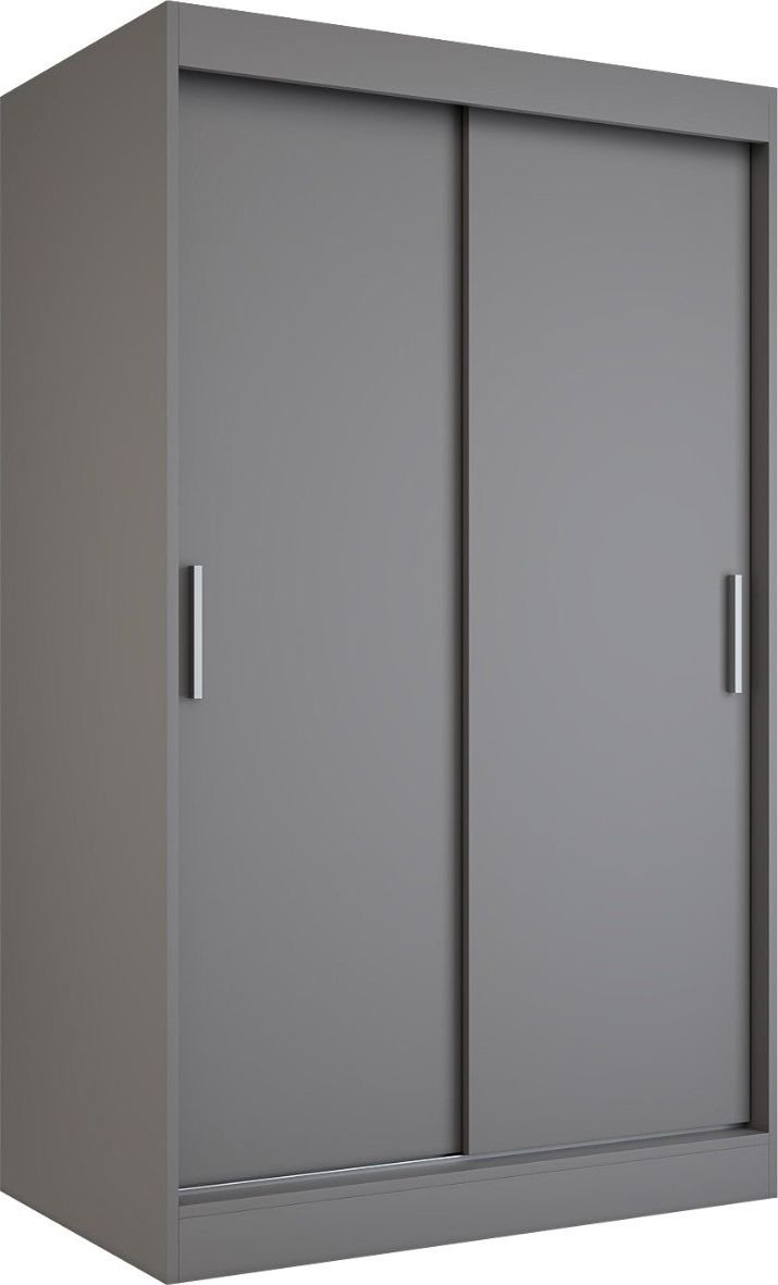 MKPOL Szafa przesuwna MODUO COMFORT 120 antracyt gładka