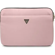 Etui do tabletów - Guess Etui Nylon Sleeve do MacBook Air/ Pro 13'' różowe GUCS13NTMLLP - miniaturka - grafika 1