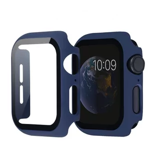 Hi5 Defender Navy Blue - Etui ochronne ze szkłem dla Apple Watch 44mm - Etui i futerały do telefonów - miniaturka - grafika 1