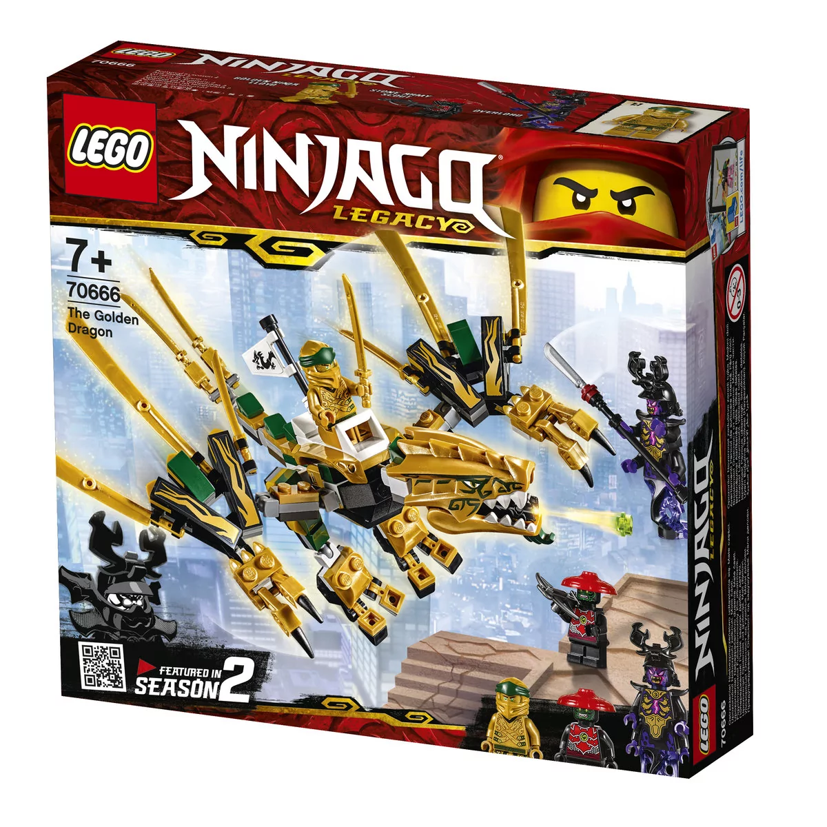 LEGO Ninjago Złoty Smok 70666 - Ceny i opinie na Skapiec.pl