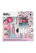 zestaw make-up róż, turkus create it! - Zabawy w naśladowanie dorosłych - miniaturka - grafika 1