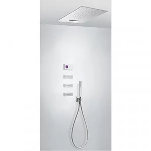 Tres 9286404 9286404 ESPACIO Podtynkowy termostatyczny elektroniczny zestaw prysznicowy SHOWER - Akcesoria hydrauliczne - miniaturka - grafika 1