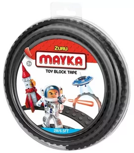 Epee Mayka, Klockomania, klocki Taśma podwójna, 2 metry, czarny - Klocki - miniaturka - grafika 1
