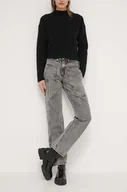 Spodnie damskie - Desigual jeansy MACKENZ damskie high waist 24SWDD56 - miniaturka - grafika 1