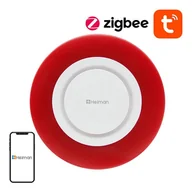 Kontrola dostępu - Inteligentna bezprzewodowa syrena alarmowa Zigbee Heiman HS2WD Tuya - miniaturka - grafika 1
