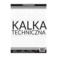 Kalki - Kalka techniczna A3/90g TYPOGRAF 25ark. /74107/ - miniaturka - grafika 1