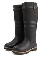 Kozaki damskie - TRAVELIN' Skórzane kozaki "Frederikstad" w kolorze czarnym - miniaturka - grafika 1