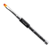 Akcesoria do paznokci - CLAVIER OKRĄGŁY PĘDZELEK DO ŻELU Z CYRKONIAMI ROZMIAR 06 - miniaturka - grafika 1