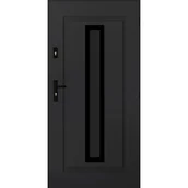 Drzwi zewnętrzne - Pantor Drzwi zewnętrzne stalowe wejściowe Nantes antracytowe 90 prawe - miniaturka - grafika 1