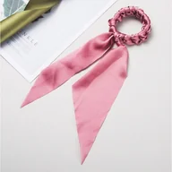 Ozdoby do włosów - Gumka do włosów apaszka długa PIN UP GUM61CR - miniaturka - grafika 1