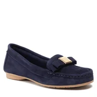 Mokasyny damskie - Mokasyny Filipe 8869 Granatowy - miniaturka - grafika 1