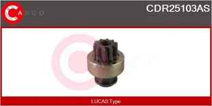 Zębnik, rozrusznik Casco - Alternatory CDR25103AS - Akcesoria do układu elektrycznego - miniaturka - grafika 1