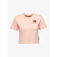 Koszulki sportowe damskie - Koszulka z nadrukiem damska Black Diamond Faded Crop SS Tee - miniaturka - grafika 1