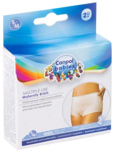 CANPOL BABIES WIELORAZOWE MAJTKI POPORODOWE S/M 2 szt. - Bielizna lecznicza - miniaturka - grafika 1