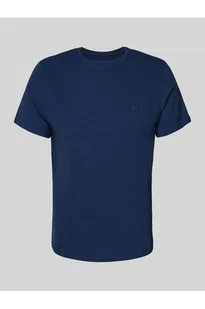 T-shirt z prążkowanym, okrągłym dekoltem model Dinton - Blend - Koszulki męskie - miniaturka - grafika 1