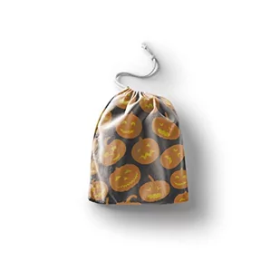 Bonamaison Torba na produkty bawełniane z nadrukiem ze sznurkiem, torba na zakupy wielokrotnego użytku, biodegradowalne torby ekologiczne, torba podróżna, saszetka, torba na zakupy, przyjazna dla - Torby podróżne - miniaturka - grafika 1