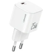 Ładowarki do telefonów - Ładowarka sieciowa USAMS JC Series CC289 25W GaN Mini Fast Charger USB-C biały - miniaturka - grafika 1