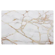 Obrusy i serwetki - Podkładka CALCITE 43 x 28 cm marmur złoty - miniaturka - grafika 1