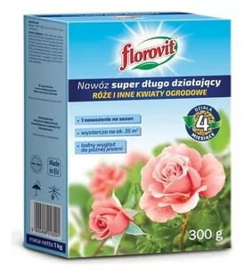 Florovit Inco Nawóz super długo działający róże i inne kwiaty ogrodowe 300g - Nawozy ogrodnicze - miniaturka - grafika 1