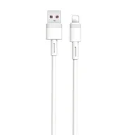 Kable USB - Xo Kabel NB-Q166 Usb Lightning 1,0 m 5A biały - miniaturka - grafika 1