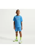 Spodnie i spodenki dla chłopców - Spodenki treningowe dla dużych dzieci (chłopców) Nike Dri-FIT Multi - Niebieski - miniaturka - grafika 1