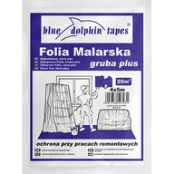 Folie i taśmy malarskie - Blue Dolphin folia malarska gruba Plus - miniaturka - grafika 1
