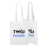 Moda i Uroda OUTLET - Torba reklamowa z logo firmy własnym nadrukiem 37x28cm - miniaturka - grafika 1
