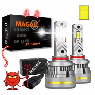ŻARÓWKI HB3 LED CANBUS MAGALL LUCYFER BARDZO MOCNE ŚWIATŁO 48000LM 200W - Żarówki samochodowe ŻARÓWKI HB3 LED CANBUS MAGALL LUCYFER BARDZO MOCNE ŚWIATŁO 48000LM 200W - Żarówki samochodowe - miniaturka - grafika 1