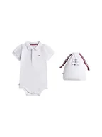 Body dla niemowląt - Tommy Hilfiger Body dziecięce Essential KN0KN02372 Biały - miniaturka - grafika 1