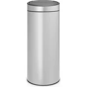 Kosze na śmieci - Brabantia Kosz Touch Bin New, metaliczny szary, 30 l - miniaturka - grafika 1