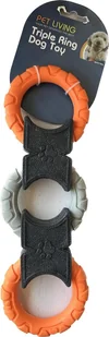 Pet Living - Triple Ring Dog Toy Zabawka dla pieska trzy kółka - Zabawki dla psów Pet Living - Triple Ring Dog Toy Zabawka dla pieska trzy kółka - Zabawki dla psów - miniaturka - grafika 1