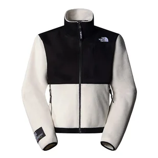Kurtka The North Face Retro Denali 0A88YRBIX1 - biało-czarna - Kurtki i kamizelki sportowe damskie - miniaturka - grafika 1