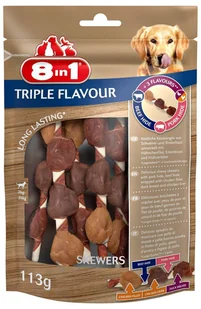 8in1 Przysmak 8in1 Triple Flavour Skewers 6 szt. Dostawa GRATIS od 99 zł + super okazje - Przysmaki dla psów - miniaturka - grafika 2