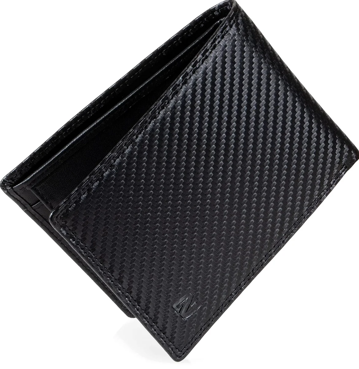 PORTFEL MĘSKI 125X95CM SKÓRZANY ZABEZPIECZENIE RFID ZAPIĘCIE KIESZEŃ KARTY