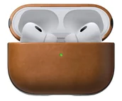 Akcesoria do słuchawek - Nomad Leather Case AirPods Pro 2 english tan - - miniaturka - grafika 1