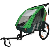 Przyczepki rowerowe - Przyczepka rowerowa BELLELLI Trailblazer BEL01BLZ006 Zielony - miniaturka - grafika 1