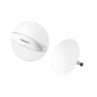 Syfony - Hansgrohe Flexaplus - Element zewnętrzny do syfonu wannowego, biały mat 58185700 - miniaturka - grafika 1