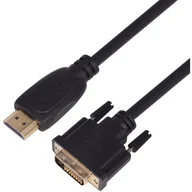 Kable - TB Kabel HDMI DVI 1.8m DVI 24+1 pozłacany (AKTBXVH1PDVI18B) - miniaturka - grafika 1