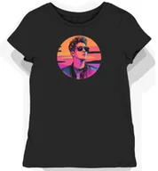 Koszulki i topy damskie - Koszulka damska czarna z nadrukiem artysty Charlie Puth S - miniaturka - grafika 1